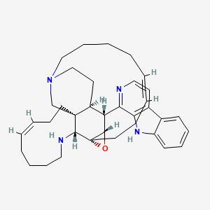 molecular formula C36H46N4O B1244619 Manzamine B 