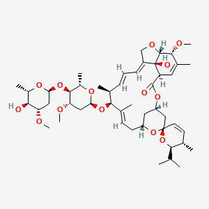molecular formula C48H72O14 B1244620 Avermectin A1b 