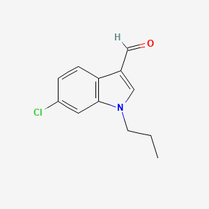 6-Chloro-1-propyl-1H-indole-3-carbaldehyde