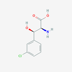 (2S,3R)-2-Amino-3-hydroxy-3-(3-chlorophenyl)propanoic acid