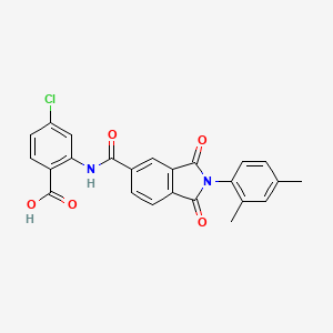 4-chloro-2-({[2-(2,4-dimethylphenyl)-1,3-dioxo-2,3-dihydro-1H-isoindol-5-yl]carbonyl}amino)benzoic acid