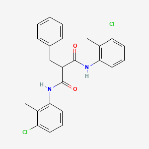 2-benzyl-N,N'-bis(3-chloro-2-methylphenyl)propanediamide