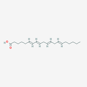 molecular formula C20H32O2 B1244626 Icosa-6,8,11,14-tetraenoic acid 