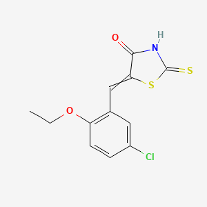 5-[(5-Chloro-2-ethoxyphenyl)methylidene]-2-sulfanylidene-1,3-thiazolidin-4-one