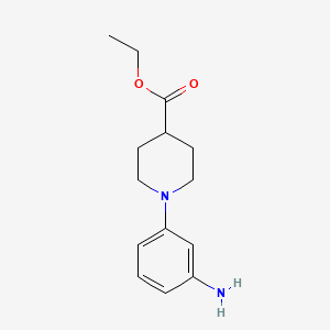 1-(3-Amino-phenyl)-piperidine-4-carboxylic acid ethyl ester