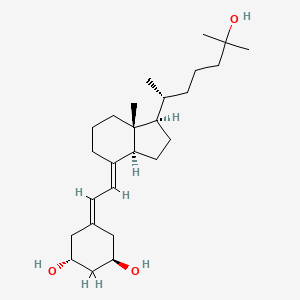 molecular formula C26H44O3 B1244639 1,25-Dihydroxy-19-norvitamin D3 CAS No. 130447-37-9