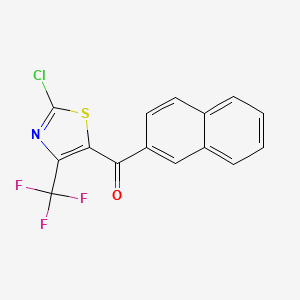 2-Chloro-5-(2-naphthoyl)-4-trifluoromethyl-1,3-thiazole