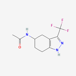 N-(4,5,6,7-Tetrahydro-3-trifluoromethyl-1H-indazol-5-YL)acetamide