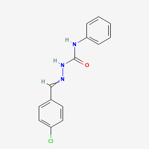 1-[(E)-(4-Chlorophenyl)methyleneamino]-3-phenyl-urea