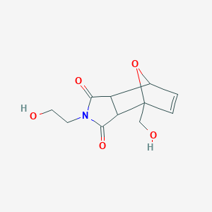 2-(2-hydroxyethyl)-4-(hydroxymethyl)-3a,4,7,7a-tetrahydro-1H-4,7-epoxyisoindole-1,3(2H)-dione