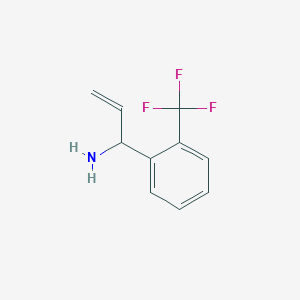 1-(2-(Trifluoromethyl)phenyl)prop-2-EN-1-amine