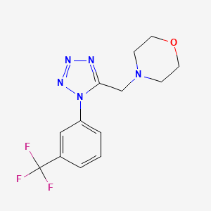 4-({1-[3-(trifluoromethyl)phenyl]-1H-tetrazol-5-yl}methyl)morpholine