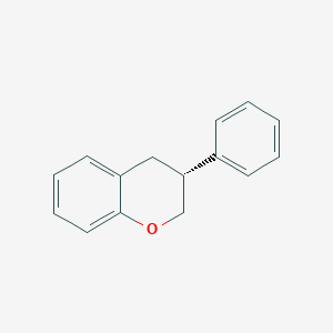 molecular formula C15H14O B1244665 (R)-异黄烷 