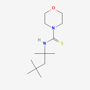 N-(2,4,4-trimethylpentan-2-yl)morpholine-4-carbothioamide