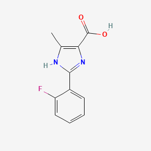 2-(2-Fluorophenyl)-4-methyl-1H-imidazole-5-carboxylic acid