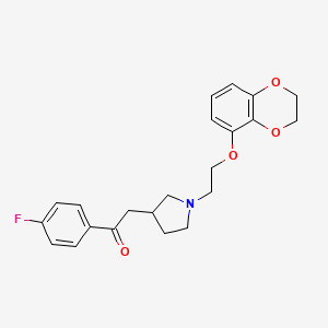 molecular formula C22H24FNO4 B1244675 (Rac)-S 16924 