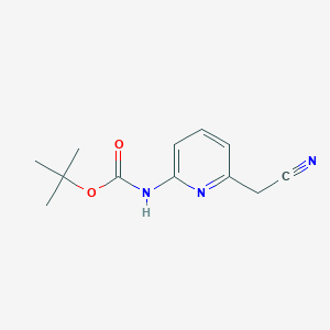 Tert-butyl 6-(cyanomethyl)pyridin-2-ylcarbamate