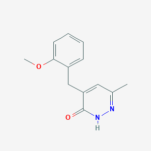 4-(2-Methoxy-benzyl)-6-methyl-2H-pyridazin-3-one