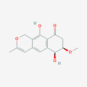 molecular formula C15H16O5 B1244683 Chrysanthone B 