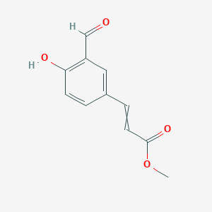 Methyl (2E)-3-(3-formyl-4-hydroxyphenyl)prop-2-enoate