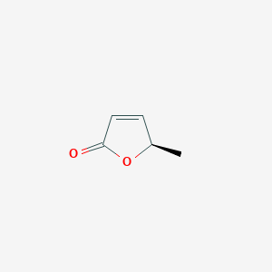 molecular formula C5H6O2 B1244688 (R)-5-methylfuran-2(5H)-one 
