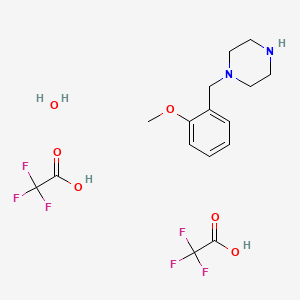 1-(2-Methoxybenzyl)piperazine bis(trifluoroacetate) hydrate