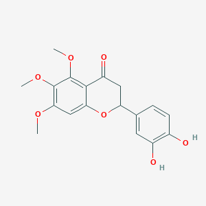 molecular formula C18H18O7 B1244693 哈密顿 B 