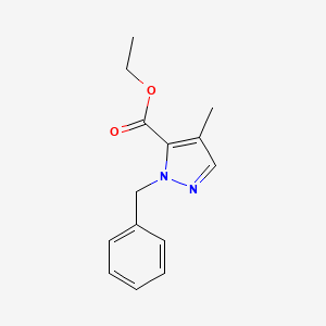 ethyl 1-benzyl-4-methyl-1H-pyrazole-5-carboxylate