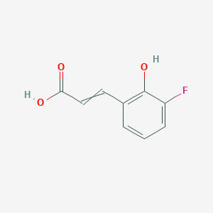 3-Fluoro-2-hydroxycinnamic acid