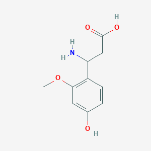 3-Amino-3-(4-hydroxy-2-methoxyphenyl)propanoic acid