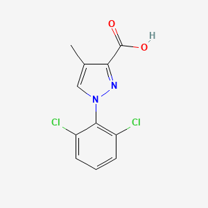 1-(2,6-dichlorophenyl)-4-methyl-1H-pyrazole-3-carboxylic acid