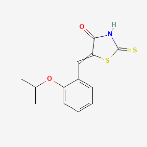 (5E)-5-[(2-isopropoxyphenyl)methylidene]-2-sulfanyl-1,3-thiazol-4-one