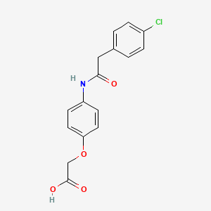 (4-{[(4-Chlorophenyl)acetyl]amino}phenoxy)acetic acid