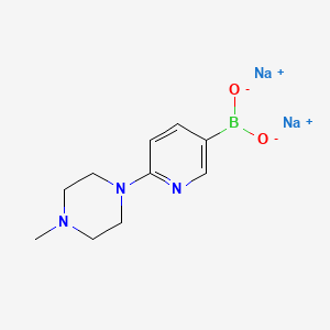 Disodium [6-(4-methylpiperazin-1-yl)-3-pyridyl]-dioxidoborane