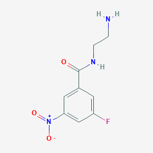 N-(2-Aminoethyl)-3-fluoro-5-nitrobenzamide