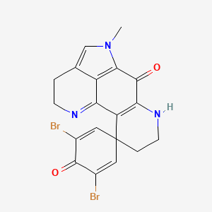 molecular formula C19H15Br2N3O2 B1244735 Discorhabdine C 