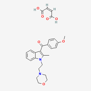 molecular formula C27H30N2O7 B1244742 Pravadoline maleate CAS No. 92623-84-2
