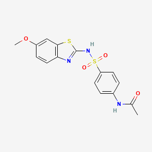 N-[4-(6-Methoxy-benzothiazol-2-ylsulfamoyl)-phenyl]-acetamide