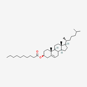 [(3S,9S,10R,13R,14S,17R)-10,13-dimethyl-17-[(2R)-6-methylheptan-2-yl]-2,3,4,7,8,9,11,12,14,15,16,17-dodecahydro-1H-cyclopenta[a]phenanthren-3-yl] decanoate