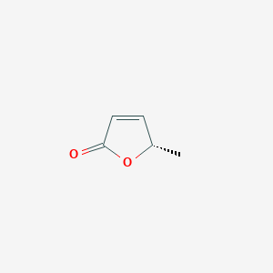 molecular formula C5H6O2 B1244752 (S)-5-甲基呋喃-2(5H)-酮 