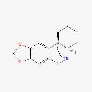 molecular formula C16H19NO2 B1244753 Crinan 
