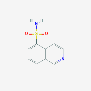 molecular formula C9H8N2O2S B1244767 Isoquinoline-5-sulfonamide CAS No. 109547-31-1