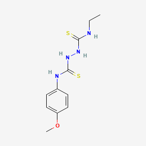 N-ethyl-N'-(4-methoxyphenyl)hydrazine-1,2-dicarbothioamide