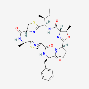 molecular formula C33H41N7O5S2 B1244773 Ulicyclamide 