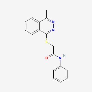 2-[(4-methylphthalazin-1-yl)sulfanyl]-N-phenylacetamide