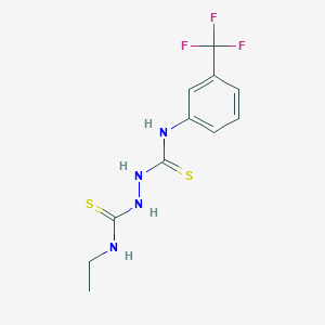 N-ethyl-N'-[3-(trifluoromethyl)phenyl]hydrazine-1,2-dicarbothioamide