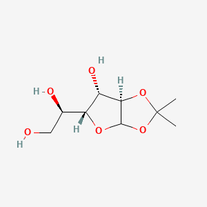 (1R)-1-[(5R,6S,6aR)-6-hydroxy-2,2-dimethyl-3a,5,6,6a-tetrahydrofuro[2,3-d][1,3]dioxol-5-yl]ethane-1,2-diol