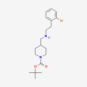 1-Boc-4-([2-(2-bromophenyl)ethylamino]methyl)piperidine