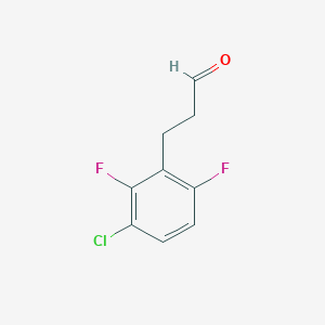 3-(3-Chloro-2,6-difluorophenyl)propanal