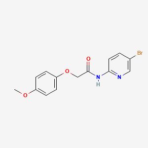 N-(5-bromopyridin-2-yl)-2-(4-methoxyphenoxy)acetamide